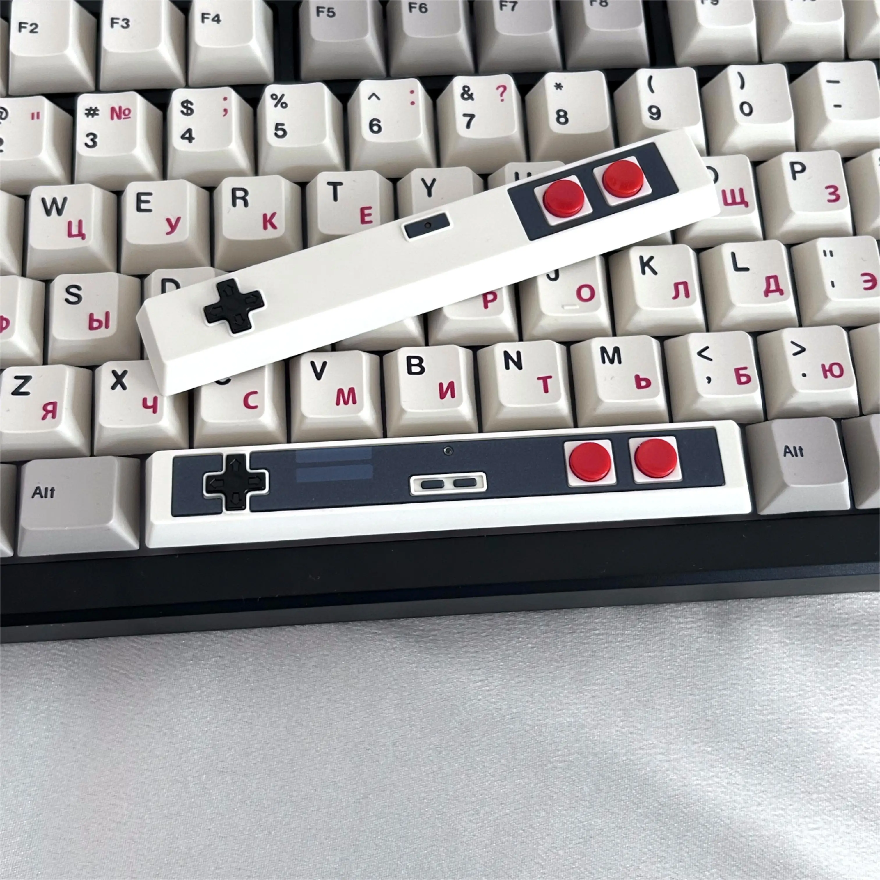 K11 Retro Spacebar Cap Personalized 6.25U Cherry Height Cross Axis Mechanical Keyboard Keycap Childhood Classic 3D Key Cap