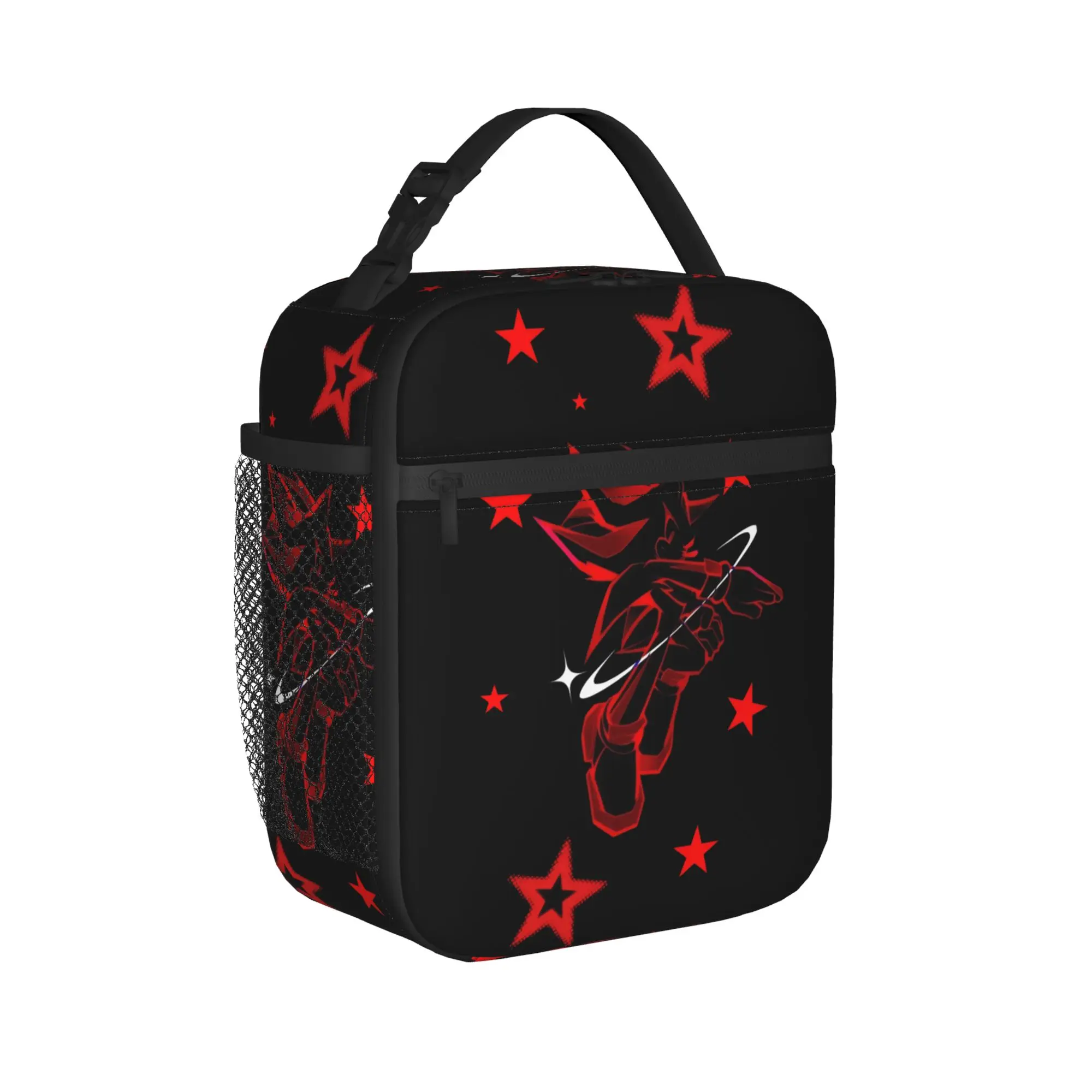 Shadow The Hedgehogs Thermal Insulated Lunch Bag for Work  Portable Bento Box Thermal Cooler Lunch Boxes