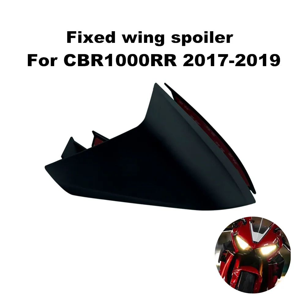 

Suitable for Honda CBR1000RR CBR 1000 RR 2017-2019 Motorcycle Fairing Parts Fixed Wing Aerodynamic Aileron Spoiler