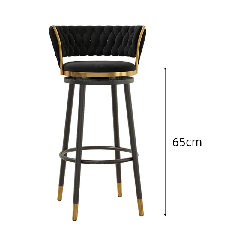 Golden Counter Bar Chairs Folding Island Nordic Lightweight Workshop Stool Swivel Modern Taburetes Altos Cocina Design Furniture