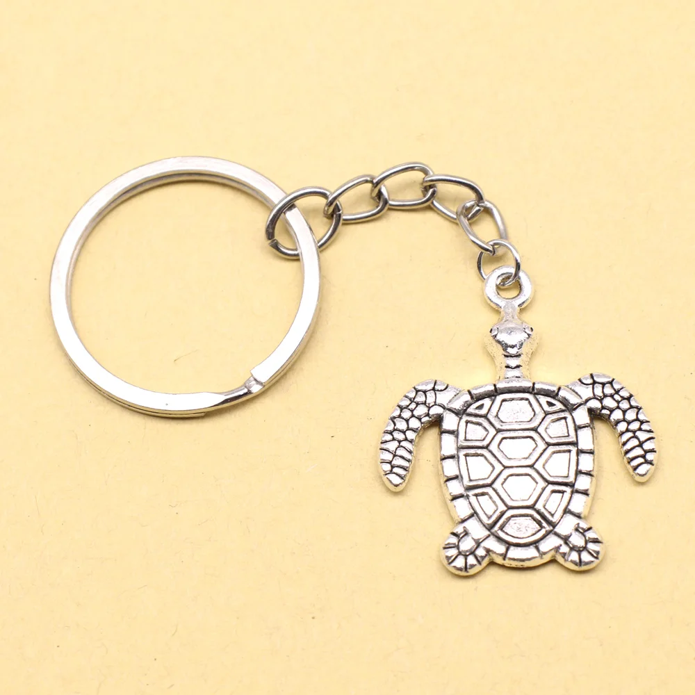 1 Piece 29x34mm Turtle Motorcycle Key Chain Special Gift