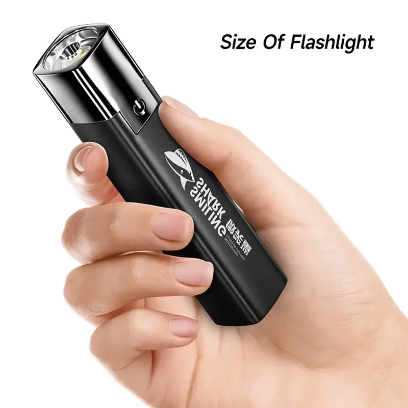 USB Rechargeable Super Bright LED Flashlight 18650Battery Led Torch for Night Riding Camping Hunting Outdoor Waterpr Flash Light