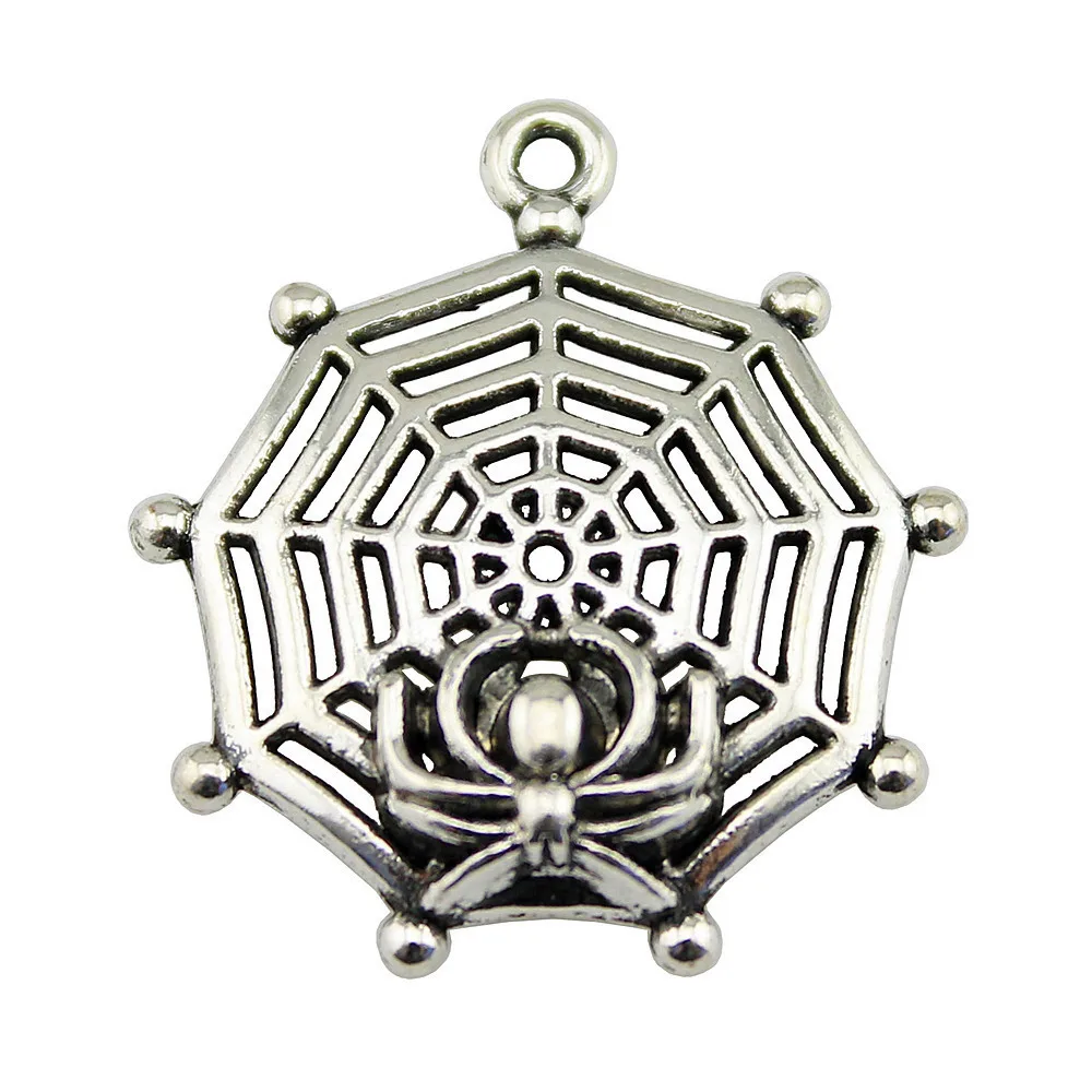 Pendant Accessories Wedding Anniversary Charms Pendant Charms Jewerly Making Spider Web