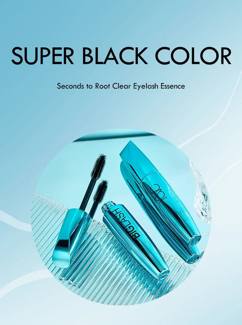 ICVC Mascara struccante riccio senza sbavature impermeabile a lunga durata
