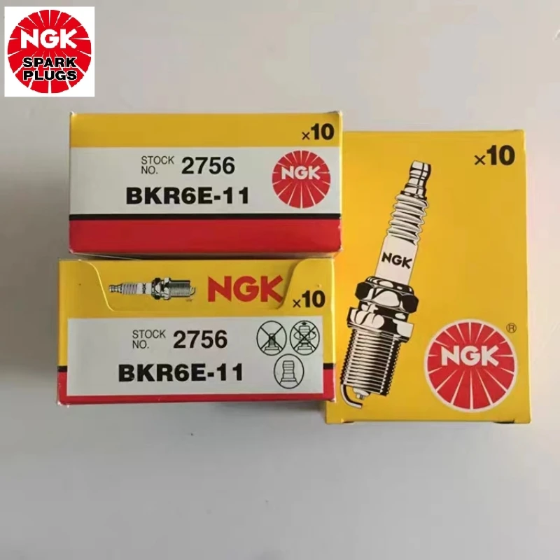 4Pcs NGK New Spark Plug  BKR6E-11 2756 For HONDA KIA MAZDA MITSUBISHI ISUZU NISSAN PEUGEOT RENAULT ROVER SUBARU Haval H5 2.0l