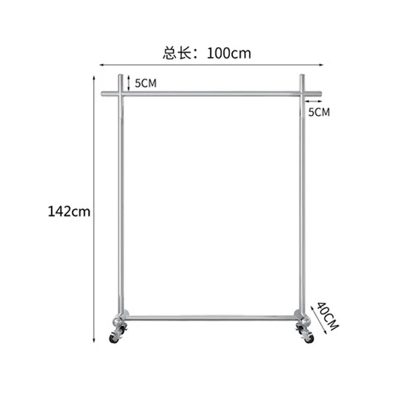 

Индивидуальная высококачественная витрина для одежды: стойка-стойка для демонстрации одежды из нержавеющей стали, блестящая золотая вешалка для магазина одежды