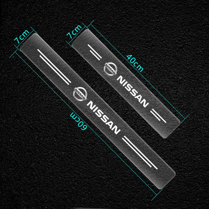 Transparent Car Door Protector Sticker Protector Film Door Edge Protective for Nissan Nismo GTR Altima Qashqai Almera Navara
