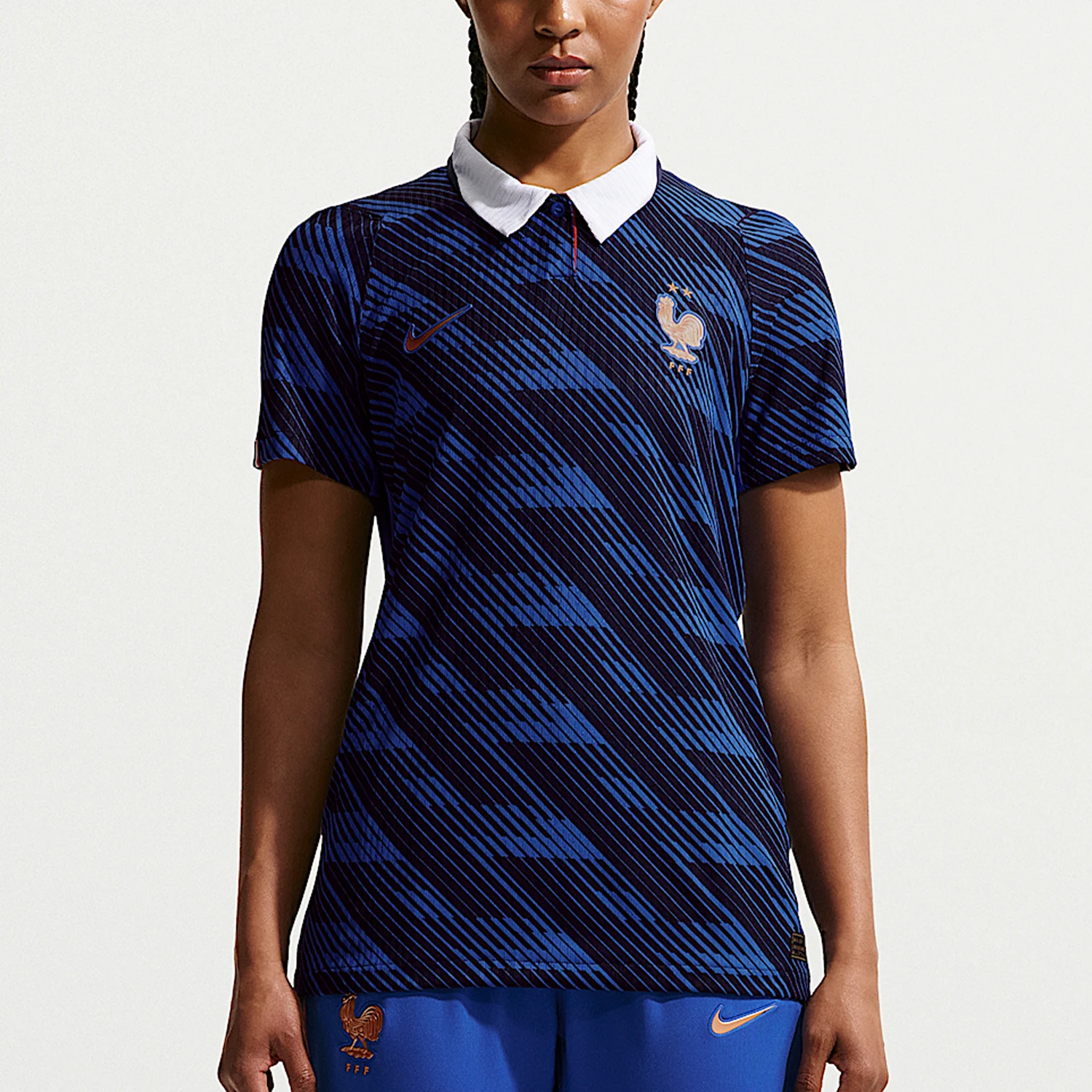 Nike genuine Aero FIT women's football refreshing short sleeved polo shirt IB5248-480