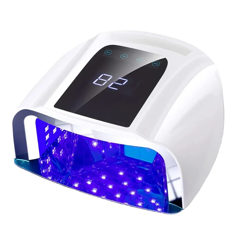 Niet-oplaadbare 96W nagellamp met handvat, gellakdroger, manicure-apparaat, UV-licht voor nagels, professionele nagel UV LED-lamp - afbeelding 2