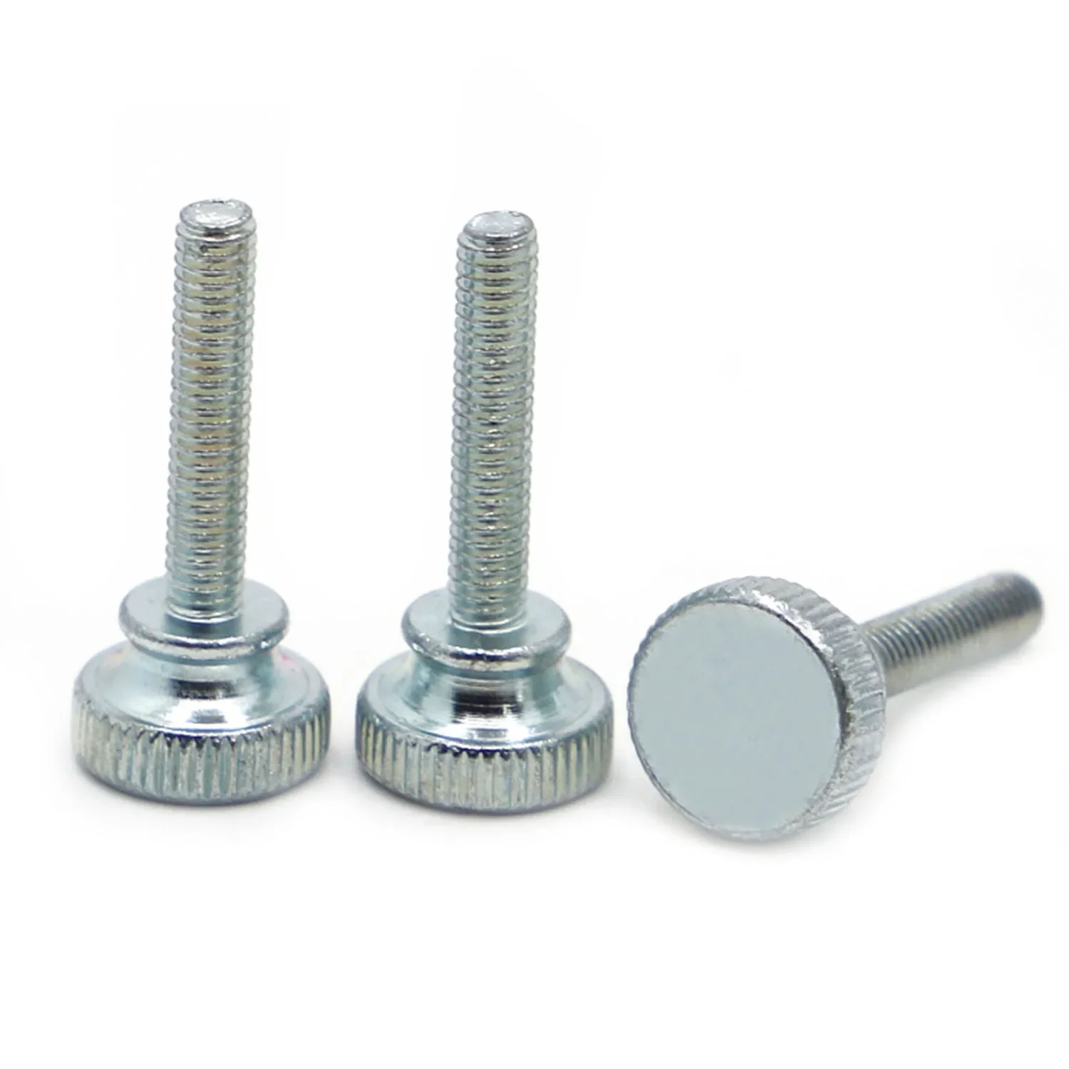 M3 M4 M5 M6 M8 M10 Double Deck Curtain Wall Glass Knurl High Step Head Hand Tighten Thumbscrew Adjust Thumb Screw Bolt GB834