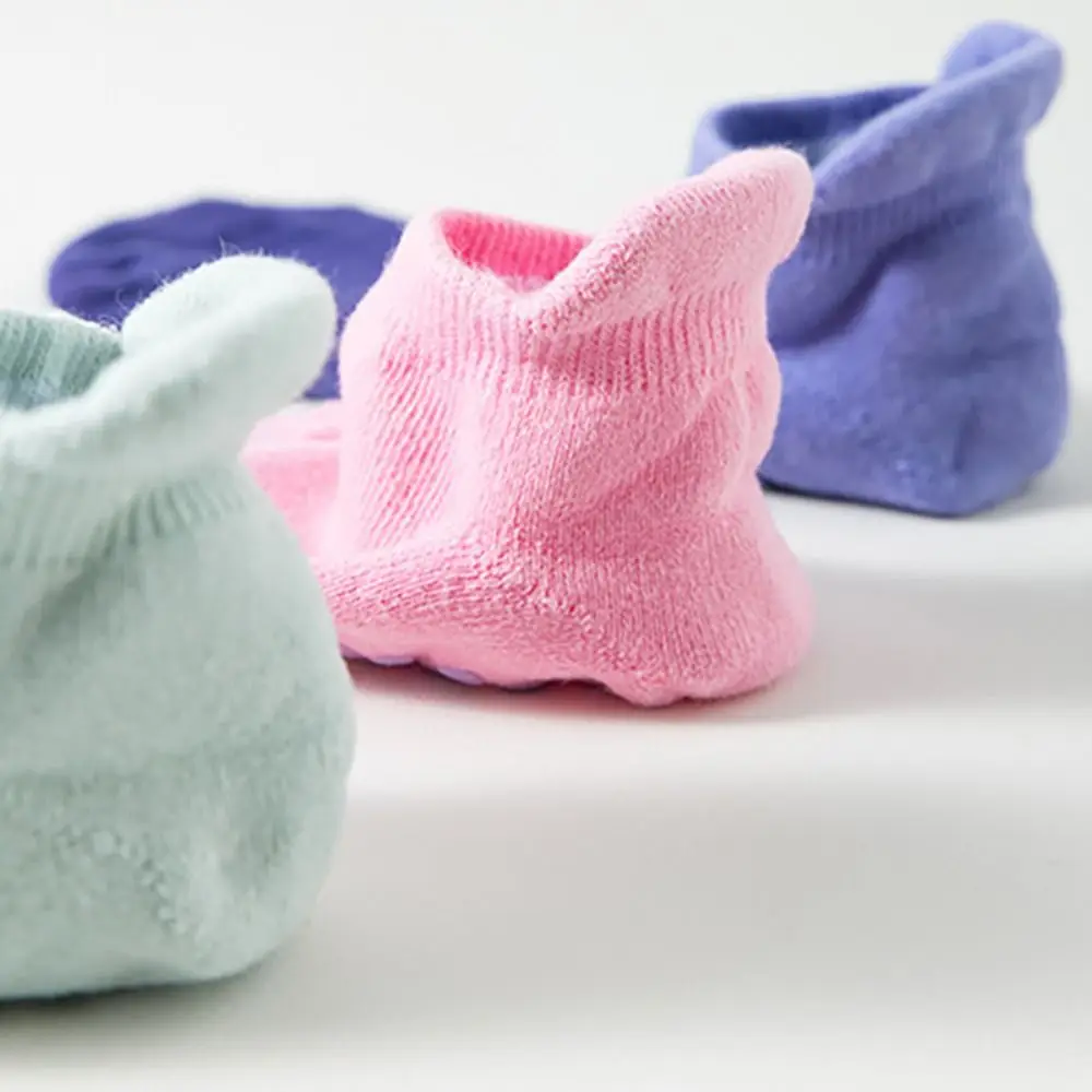 

Модные хлопковые носки для йоги, силиконовые носки градиентного цвета для пилатеса, нескользящие носки-тапочки с низкой манжетой