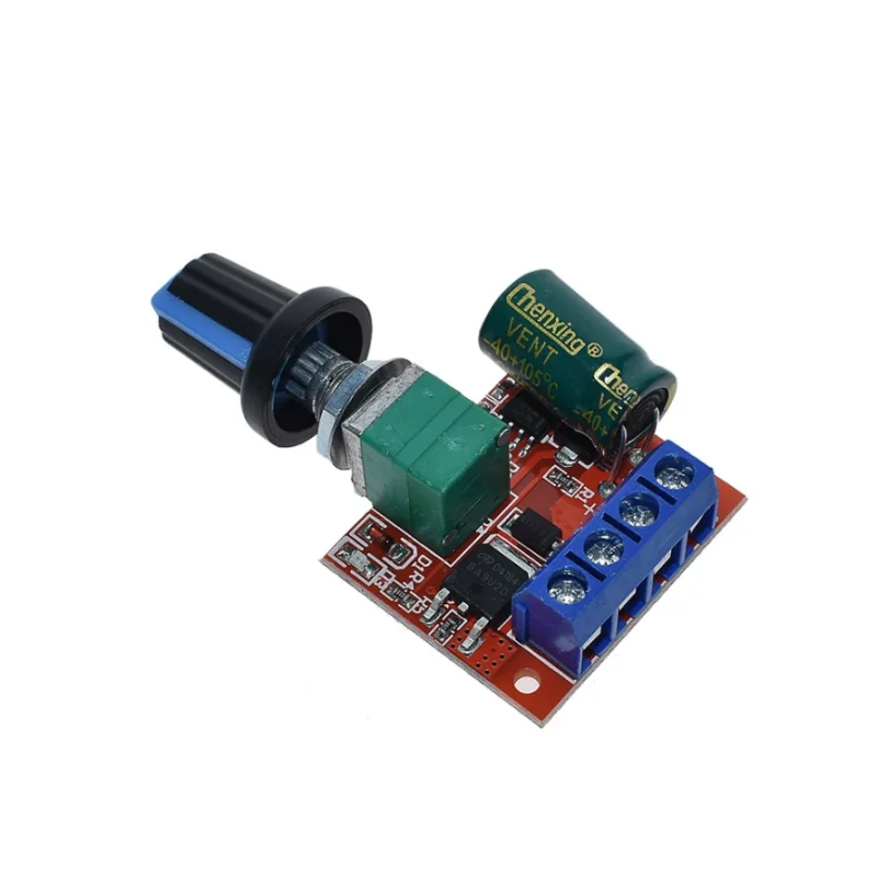 Mini Motor Speed ​​Regulator Module 5A 90W PWM 12V DC Adjustable Speed ​​Control 4.5V-35V 24V Speed ​​Regulator