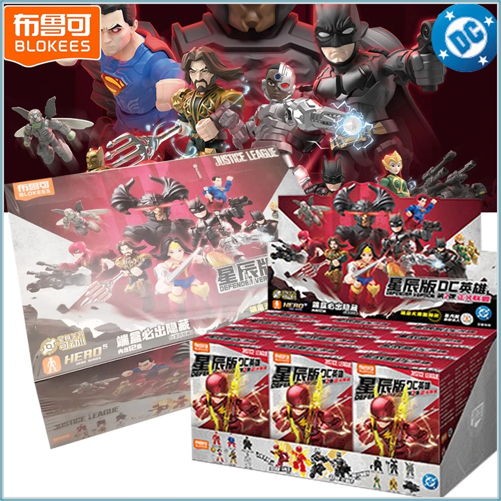 BLOKEES Official Original DC Hero Justice League Trendy Collection Blind Box American Comics Exquisite Peripheral Models Gifts