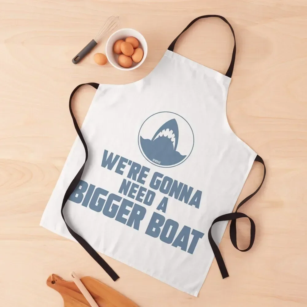 

JAWS Movie We`re Gonna Need A Bigger Boat Apron Kitchen And Home Items Utensils For Kitchen Men gift Apron