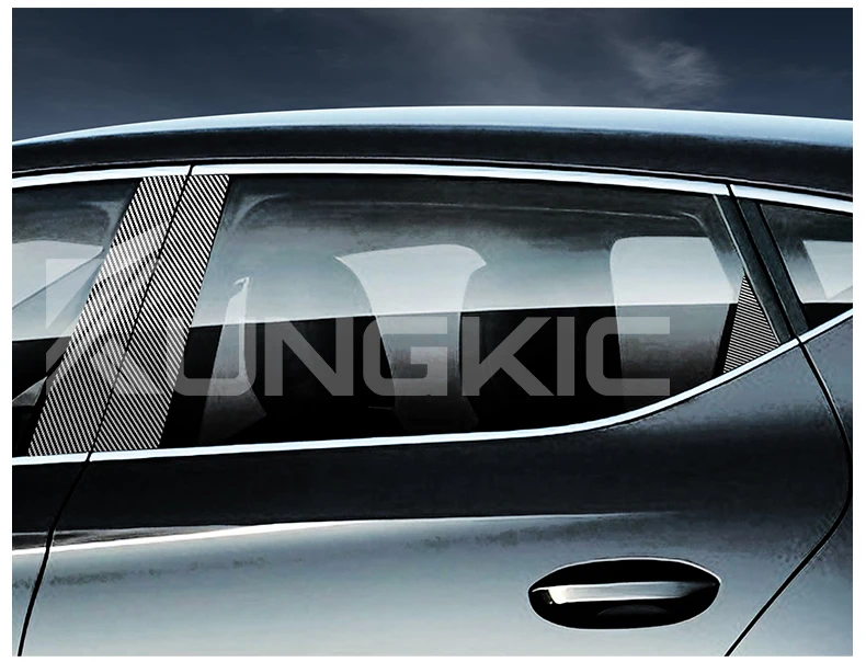 Für Seat Leon MK3 2013 2014 2015 2016 2017 2018 2019 2020 Autofenster Türsäule B C Säule Post Trim glänzend schwarz PC Aufkleber – Detail 8