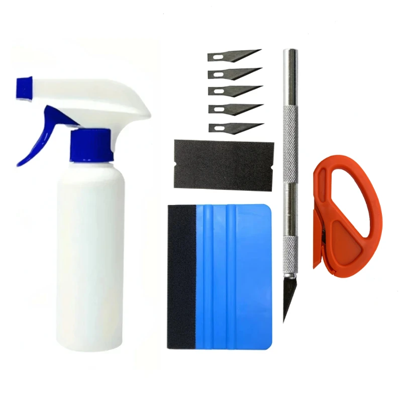 New Car Window Vinyl Film Scraper Window Cleaning Tool Kit Can Be Used For Mobile Phone Film Car Accessories Auto Wrap Tools