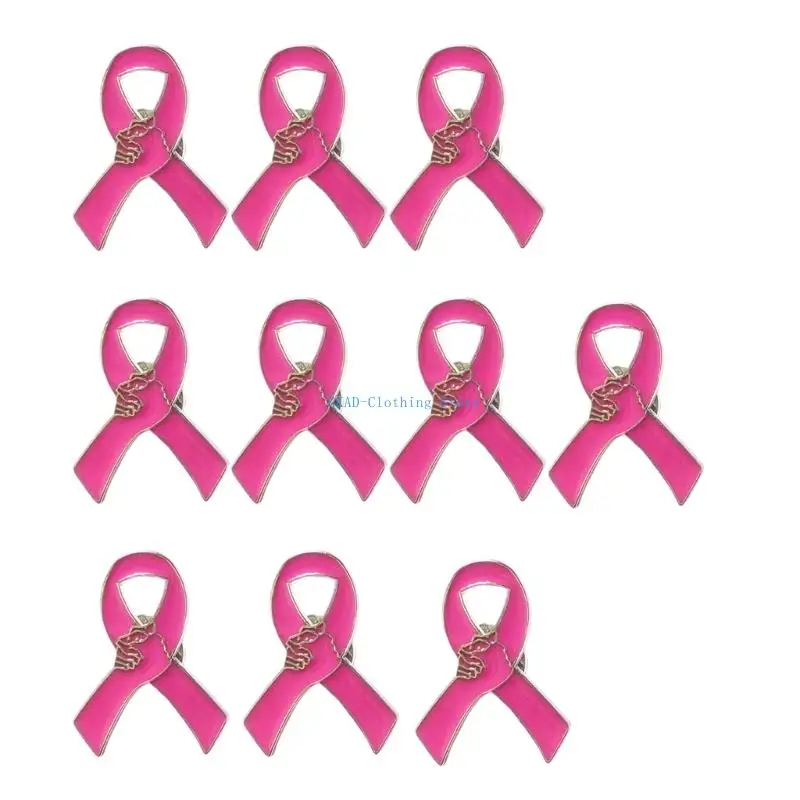 N0PE 10 Buah Pin Enamel Kupu-kupu Bros Pita Logam Hadiah Bulan Kerah Lencana untuk Pesta Acara Sekolah dan Konferensi