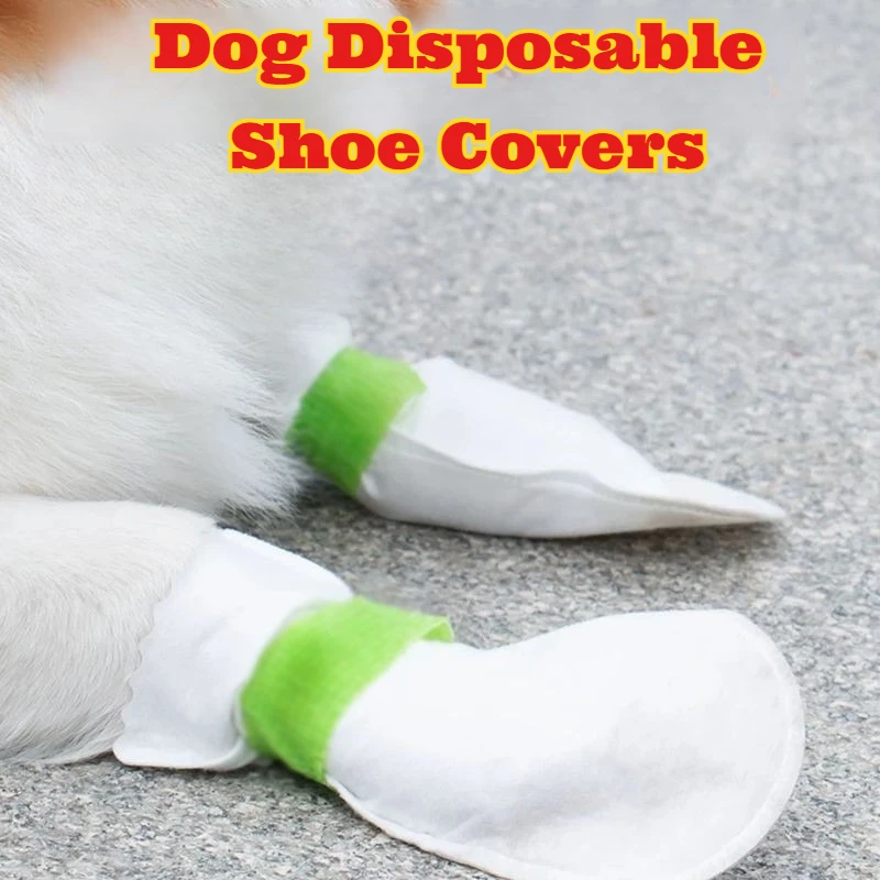 

Disposable Dog Shoes Waterproof Non Slip Paw Protector Small Pet Lightweight Outdoor Walking Footwear Dirt Proof Pet Boots Cover