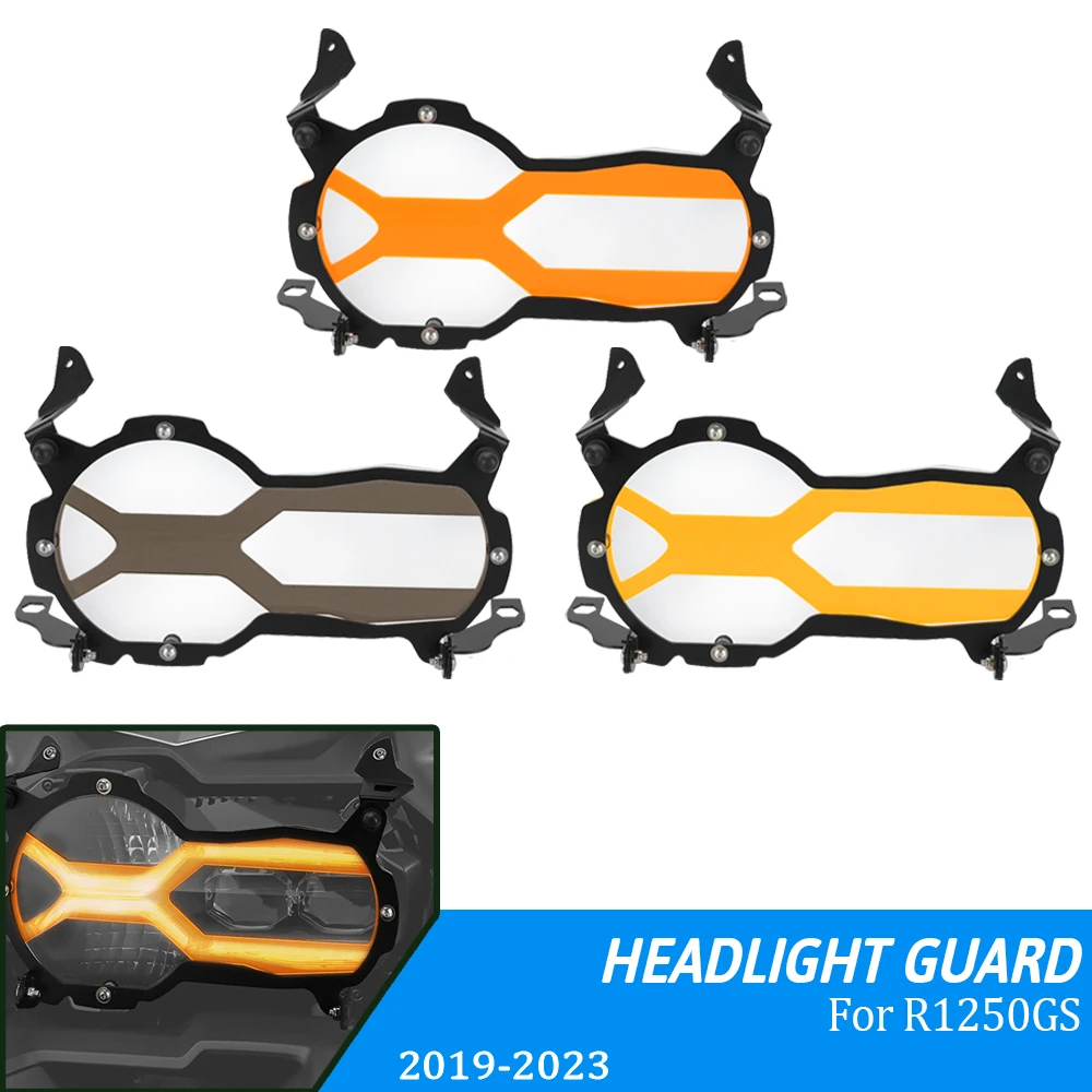 

For R1250GS Adventure Trophy 2019-2020-2021-2022-2023 Head Lights Grille Cover Headlamp Protector Front Lamp Lighting Protection