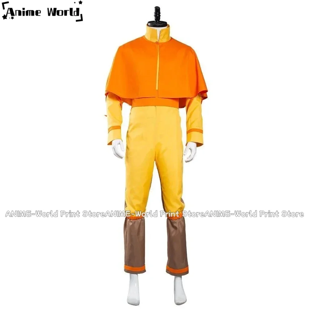 

《Custom Size》Aang Jumpsuit Outfits Halloween Carnival Suit Cosplay Costume