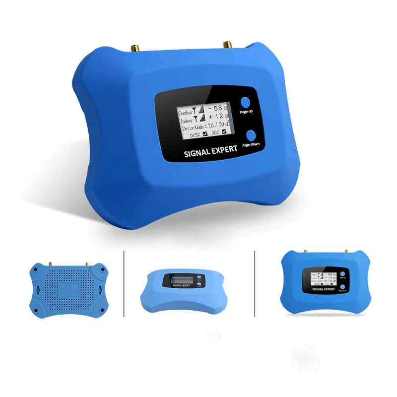 For AS-G3 Indoor Cell Phone Signal Booster 70dB 900MHz GSM with LCD Real-Time Display 300 Coverage 4G Support