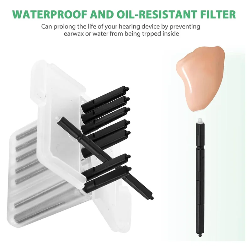ABJN-Hearing Aid Wax Guards, Widex And Resound Wax Traps Hear Clear Cleaning Kit Accessory Hear Clear Hearing Aid 5 Set