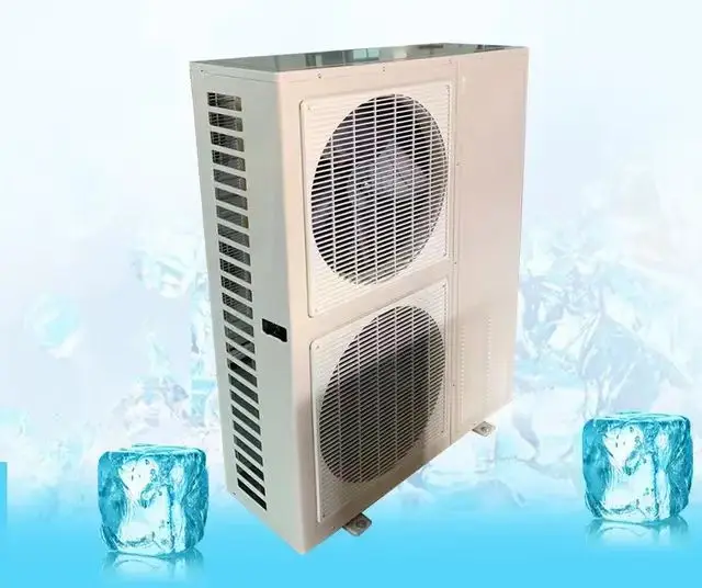 2HP 3HP Scroll Compressor Refrigerator Freezer Mini Condensing Unit R22 Pump Machine New Used Marine