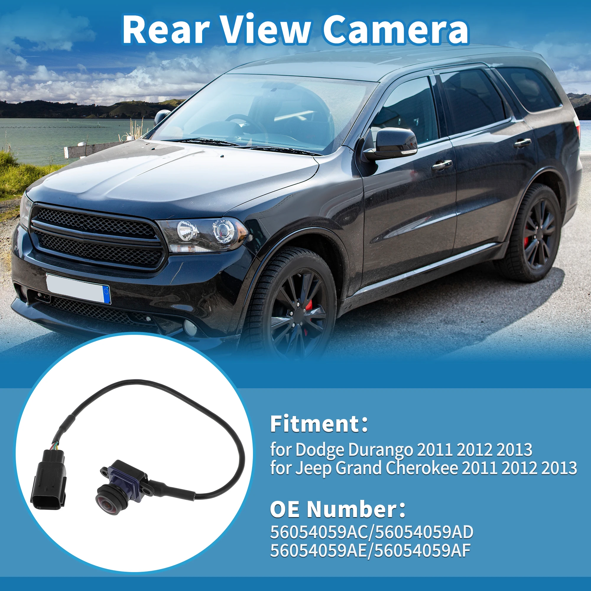 

Резервная камера заднего вида UXCELL для помощи при парке 56054059AC для Dodge Durango 2011 2012 2013