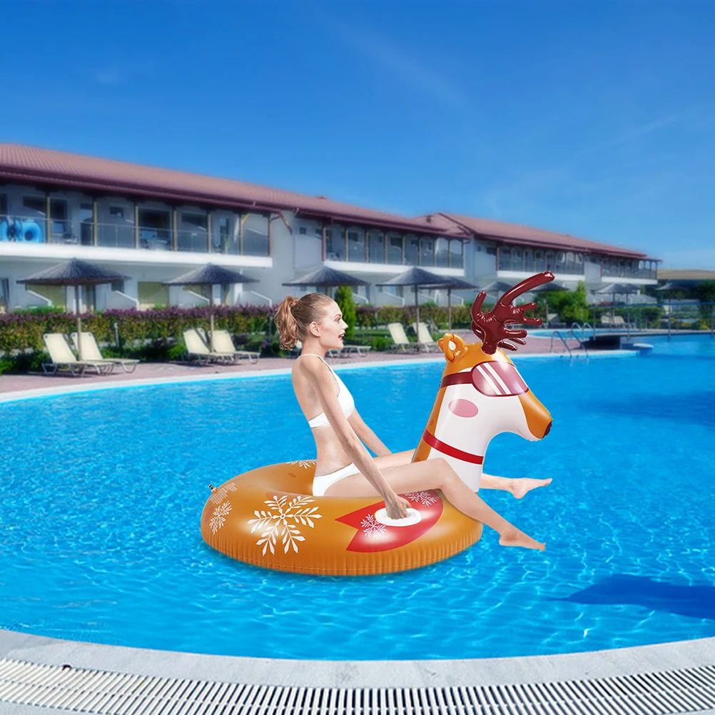 

Inflatable Ski Ring Snow Tube PVC Outdoor Child Wear Resistant Durable Strong Impact Easy Clean Sealing Structure
