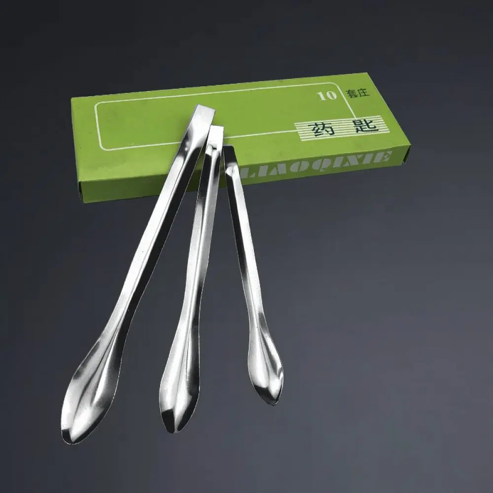 Stainless Steel Stirring Spoon Lab Powder Spatula Sampling Tool For Cosmetic Cream Mask Mixing Gadget