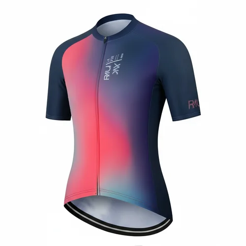 Imagen 2 del producto RAUDAX-Camiseta de ciclismo para hombre y mujer, camisetas de ciclismo de alta calidad, transpirable, de secado rápido, ajustada, Camiseta corta para bicicleta de montaña y carretera