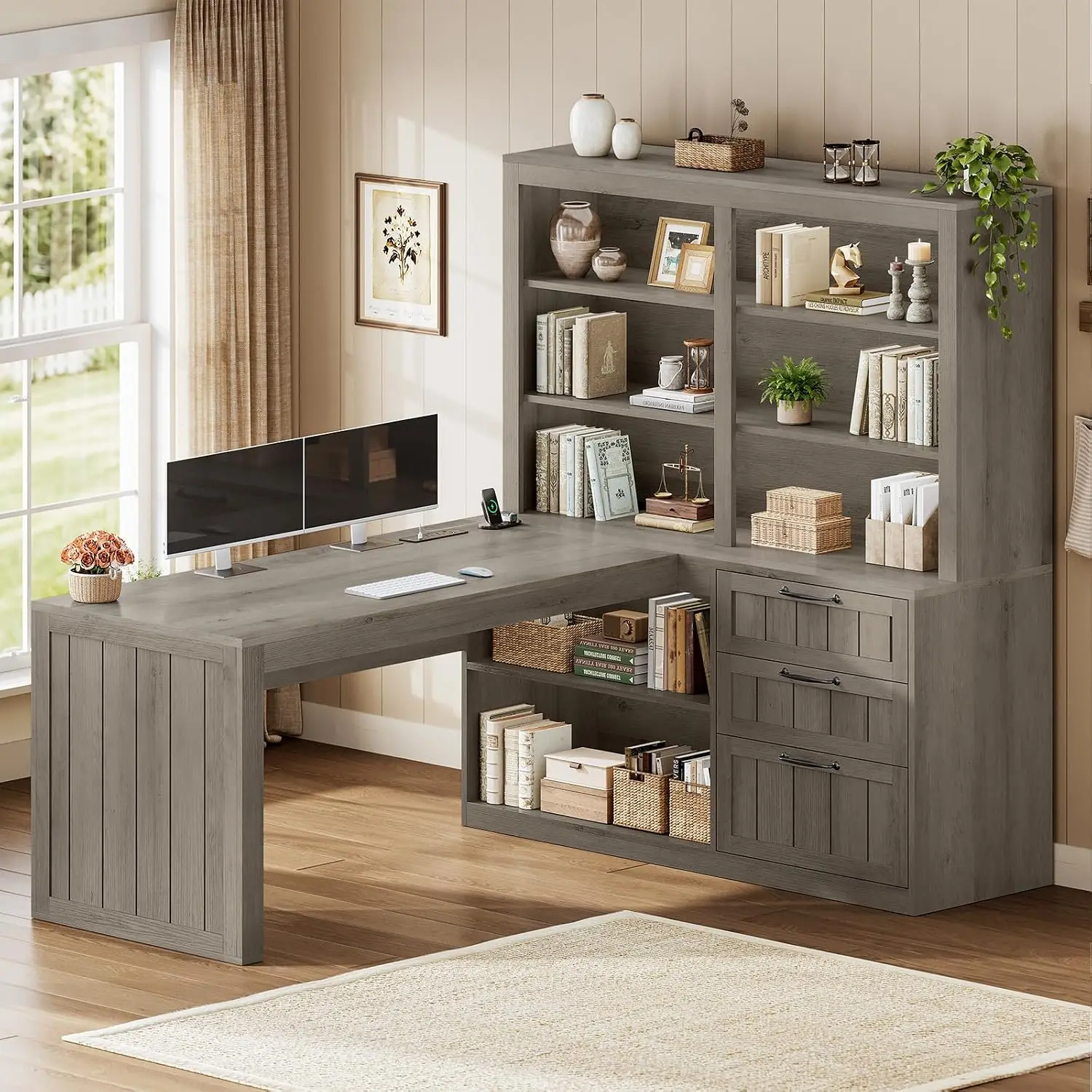 L Shaped Computer Desk 59
