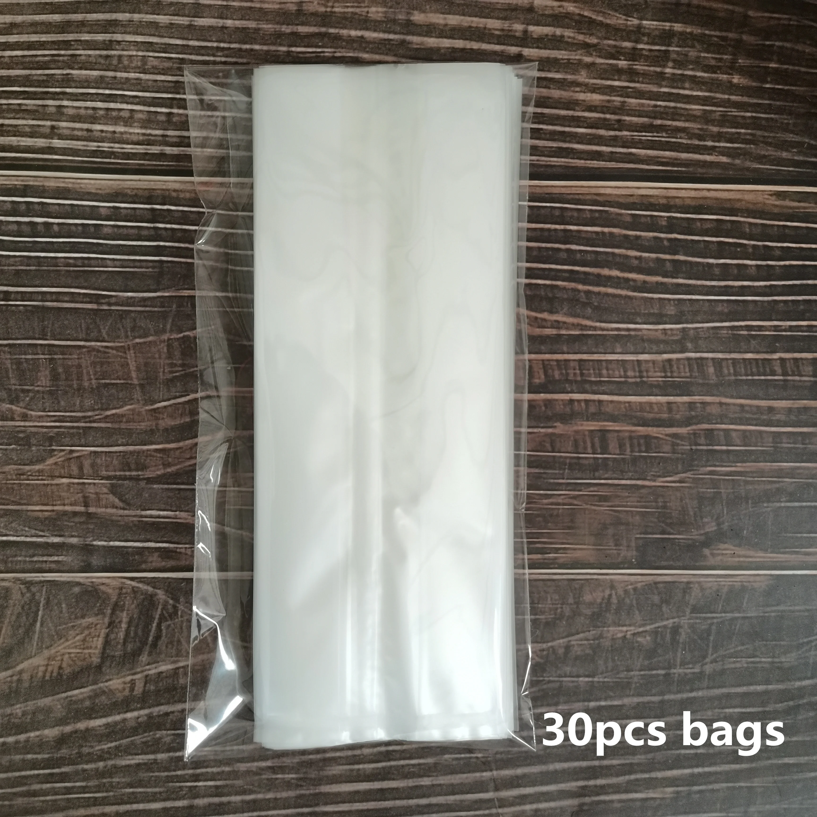 50pcs/lot  Translucent Packaging Bag Plastic Cookie Candy Gift Pouches Wrappers Cupcake  8.5x22.5cm