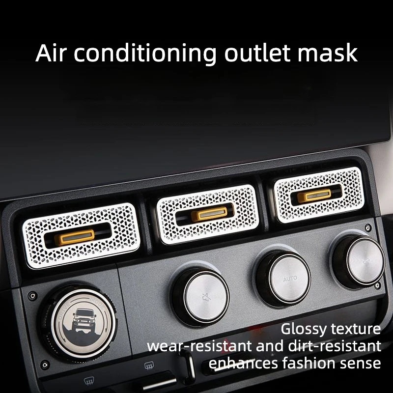 For Chery iCAR V23 iCaur V23 2025-2026 Central Control Air Vent Cover Left&Right Outlet Protector Trim Interior Mod Accessories