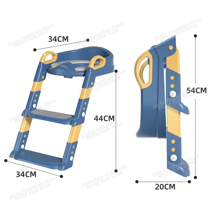 Squat Toilet, Children's Toilet, Stepped Sitting Toilet, 1-10 Baby Folding Seat , Bowl,  Seat