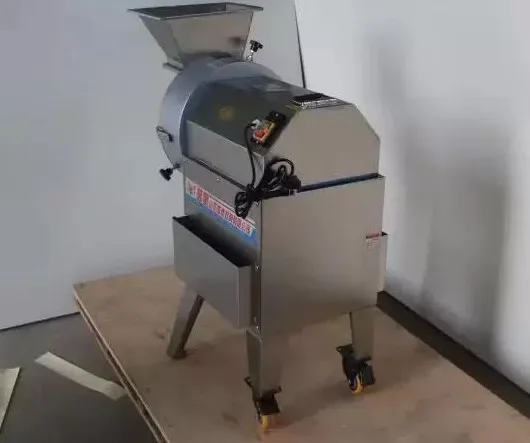 Cortador de vegetais, cortador de frutas, máquina de corte em cubos com motor, rabanete e cubo de batata, equipamento de corte
