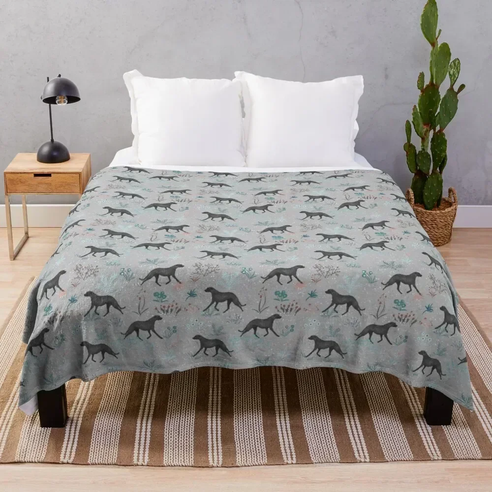 

Irish Wolfhound Throw Blanket Fade Resistant Durable Throw Blanket