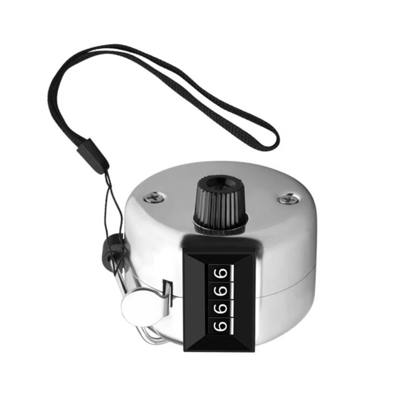 F92B Manual Tally Counters con Lanyard High Precisions Sensoring Counters portátiles para recopilación datos en centros