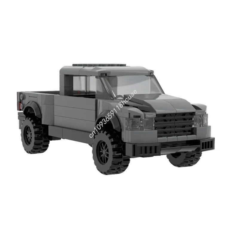 

320 деталей MOC City Champions: Модель Dodge Ram, конструктор, архитектурный набор, развивающая игрушка для самостоятельной сборки, идея для рождественского подарка, обучающая игрушка