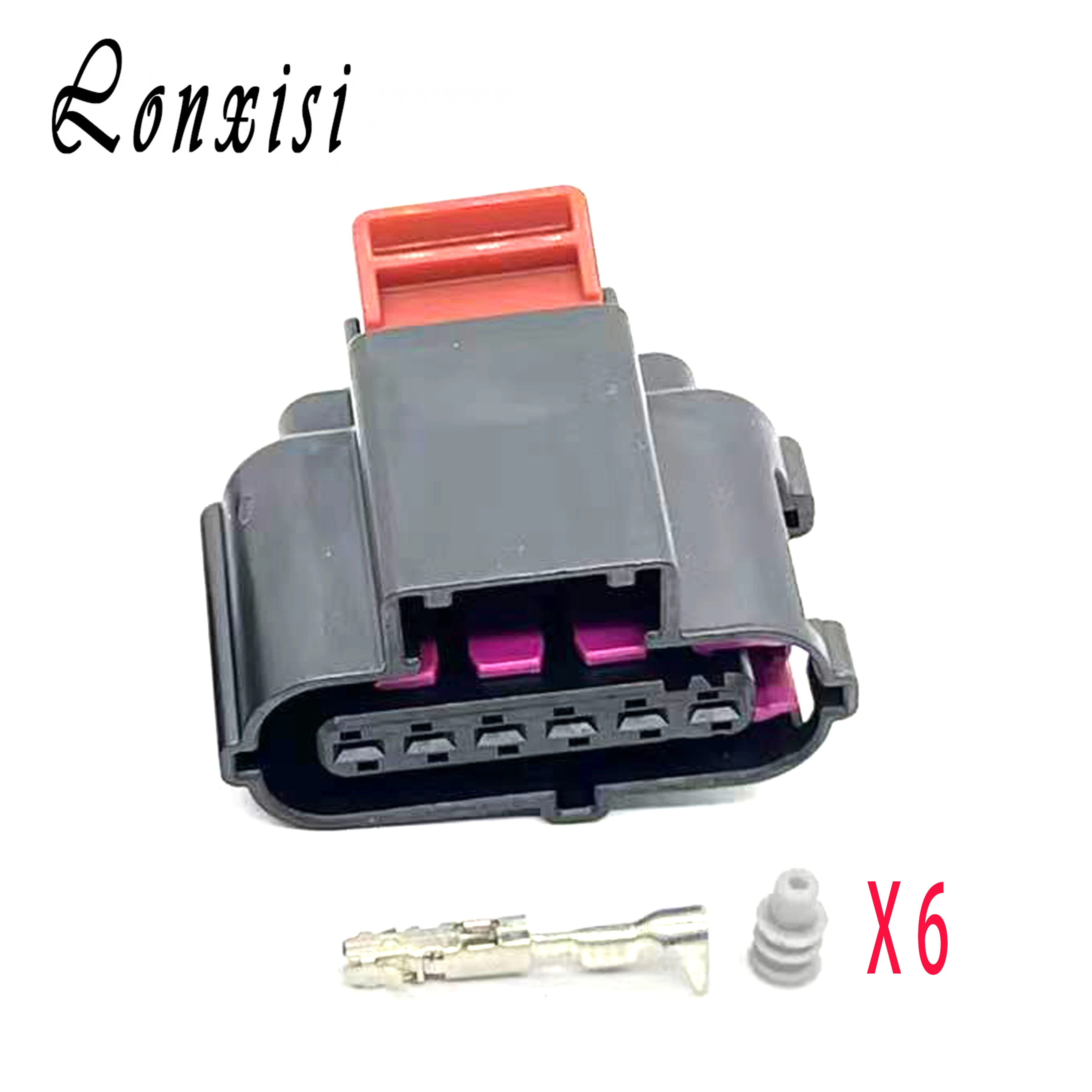 6 Pin 8K0973706 Automobile Waterproof Accelerator Throttle Pedal Plug 1K0973706 Connector For Audi VW Skoda VOLVO