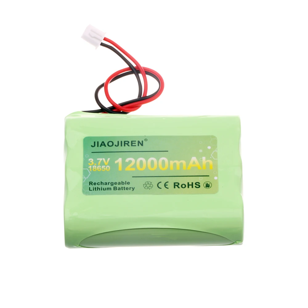 3.7V 18650 Lithium Battery Packs 12000mAh Rechargeable battery for Fishing LED Light Bluetooth Speaker parts high capacity 18650