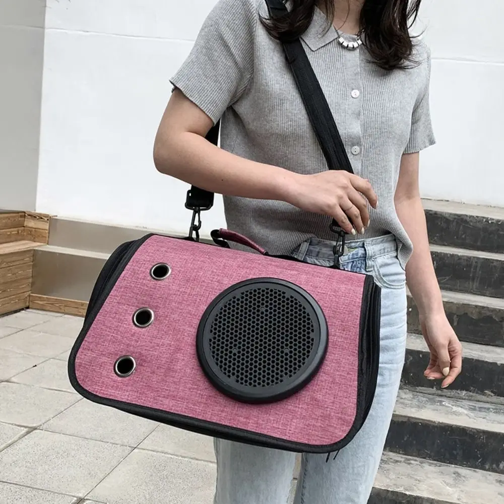 

Breathable Portable Pet Bag Large Capacity Comfortable Travel Puppy Bags Foldable Pet Handheld Bag Cat Carrying Supplies