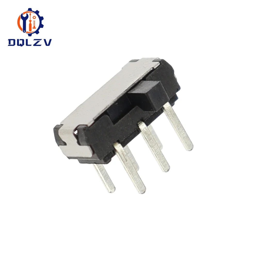 MSK-22D18 MINI Slide Switch 2P2T DPDT DIP 6Pin Side Slide Mini Toggle Switches Micro Slide Switches Black