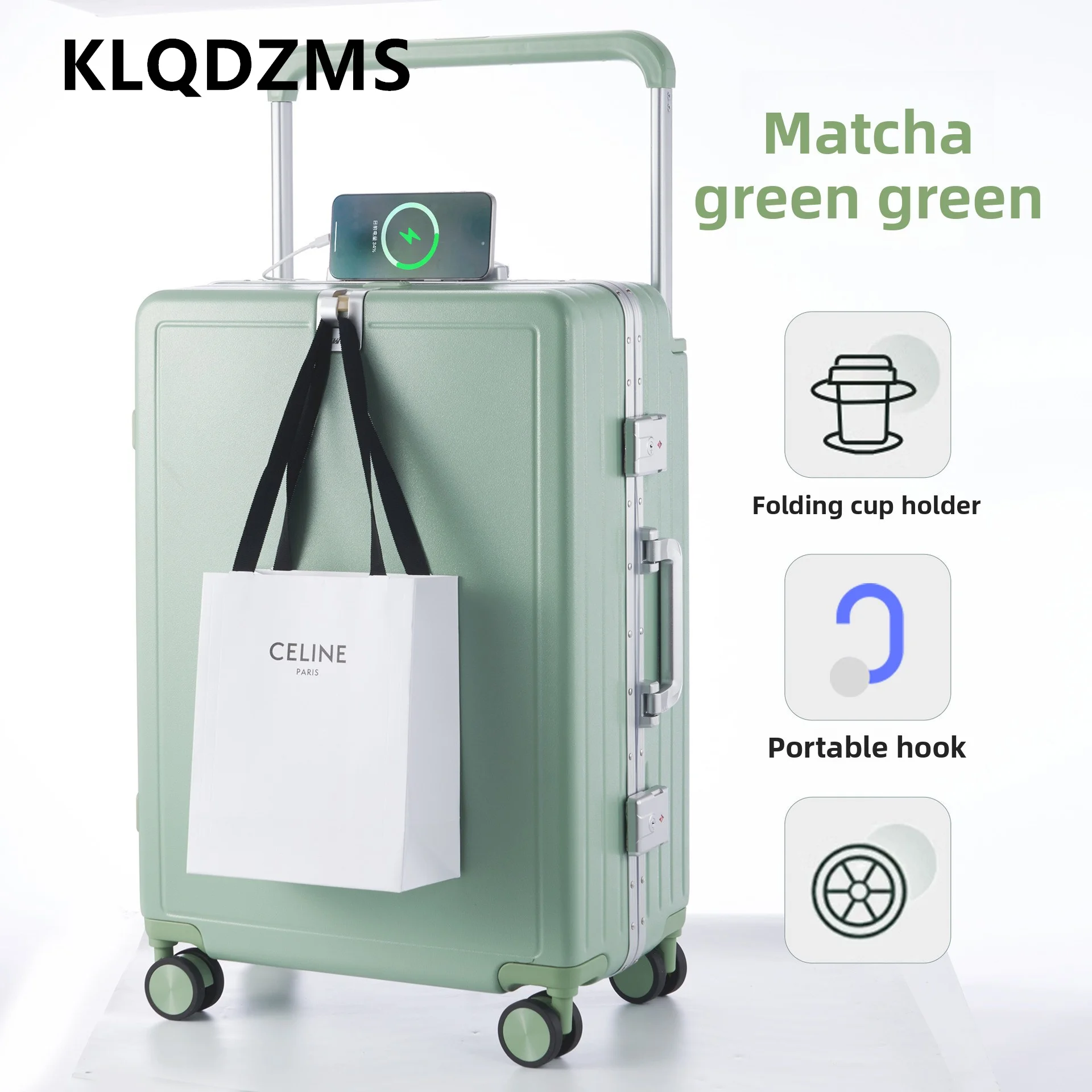 KLQDZMS Carry-on Travel Suitcase 20