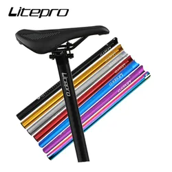 Litepro For Fnhon Folding Bike CNC Aluminum Alloy 33.9x600MM Seatpost Seat Post Rod Pipe Seat Tube