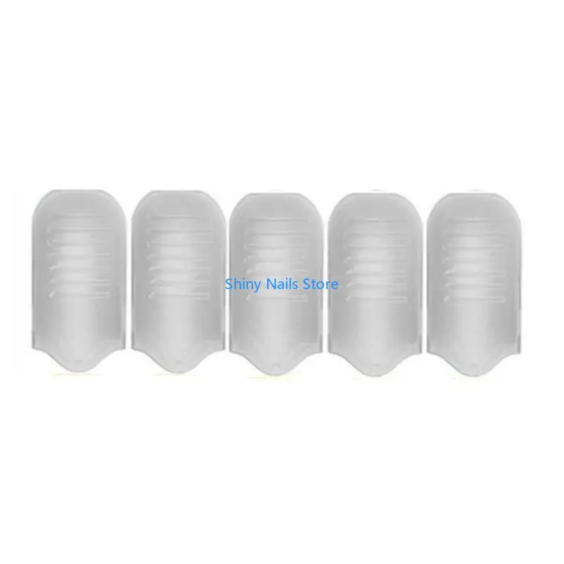 Bộ 5 Kẹp Móng Tay Móng Tay Nghệ Thuật Gel Ngâm Kẹp Dễ Dàng Sử Dụng Thiết Thực Móng Tay Tẩy Sơn Kẹp Cho Ngón Tay