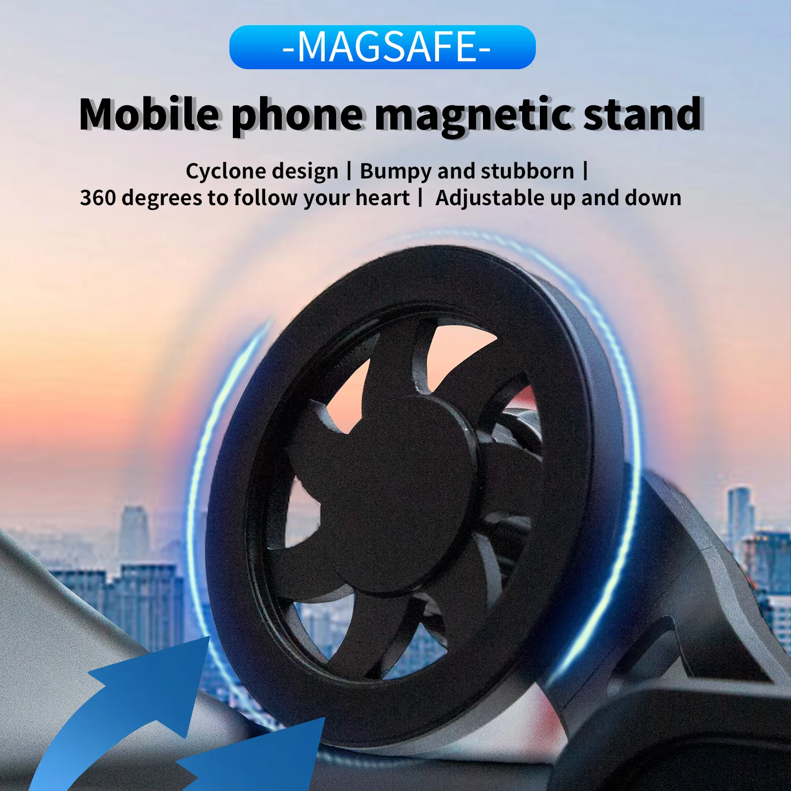 Strong Magnetic Phone Holder For Tesla Model Y Magsafe with Unique Design Air Outlet Base