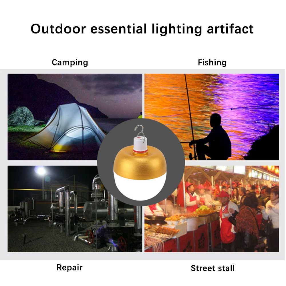 Apple Led Lights 15600mah Portable High Power Rechargeable Emergency Bulb Outdoor Camping Equipment Tent Lantern Fishing Light