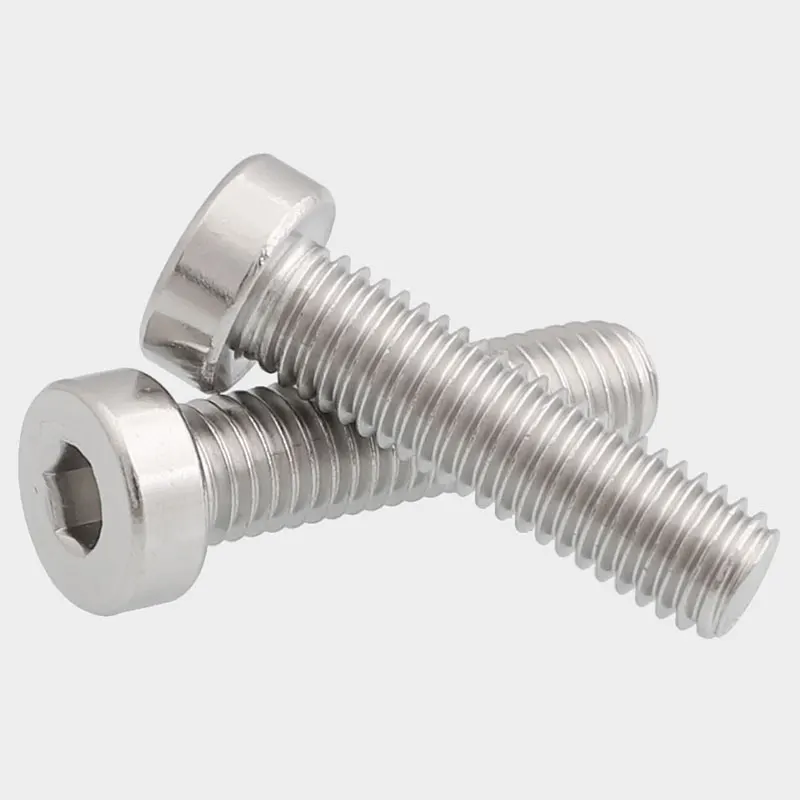M5 Flange Nuts – 100-Pack Serrated Hex Flange Lock Nuts, 0.8mm Pitch, 304 Stainless Steel Plain Finish