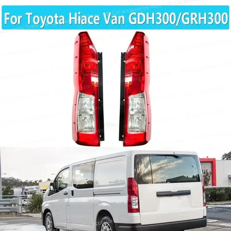 

Для Toyota Hiace 2019 2020 2021 2022, автомобильный светодиодный задний фонарь, задний бампер, стоп-сигнал, указатель поворота, предупреждение